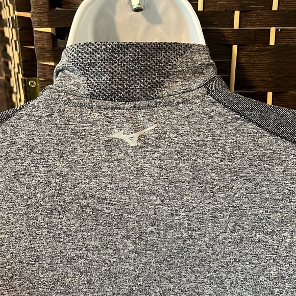Mizuno Performance Quarter Zip Pullover Athletic Large Grey Gray Men’s Women’s - Picture 6 of 8